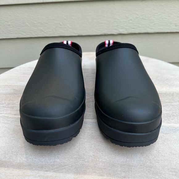 New Hunter Original Play Womens Size 9 Black Clogs Rubber Waterproof Slip On New - Picture 11 of 12